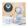 2 Stk USB Mini Fan Ventilator Tragbar Lüfter Handheld Elektrischer Kühler Reisen Lüfter