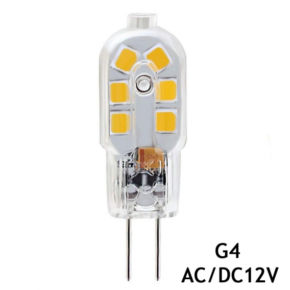 10x G4 LED Glühbirne Warmweiß AC/DC 12V 2W Birne Leuchtmittel SMD2835 Nicht Dimmbar