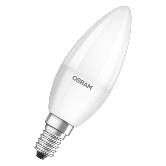 Osram LED Retro Classic B40 Kerze 5,7W (40W) matt E14 warmweiß 4er-Pack