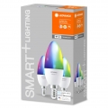 Ledvance SMART+ LED Leuchtmittel E14 B38 5W 470lm RGBW 3er Set