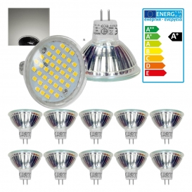 More about ECD Germany 10er Pack MR16 LED Spot 3W - AC 220-240V - 251 Lumen - Neutralweiß 4000K - aus Glas - A+ - Birne Lampe Strahler Leuc