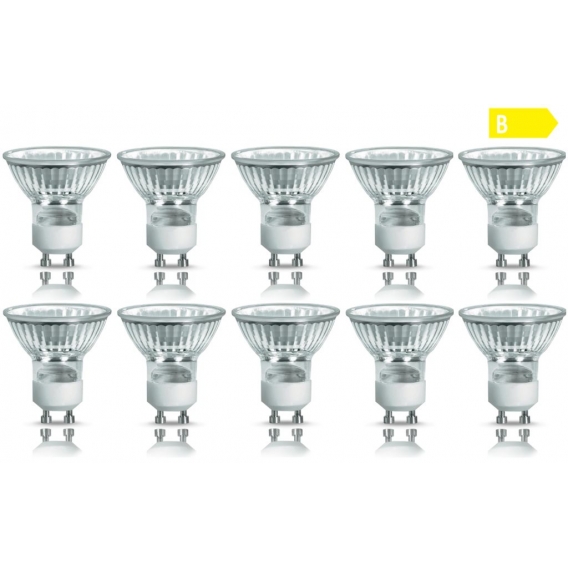 10x GU10 35W Halogen Leuchtmittel 400lm Reflektor 38° Birne Warmweiß dimmbar