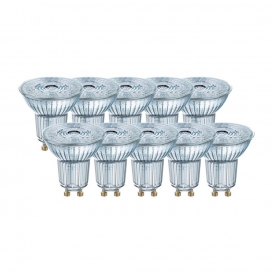 More about OSRAM LED BASE PAR16 50 (36°) FS Kaltweiß SMD Klar GU10 Spot 10er Pack