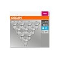 OSRAM LED BASE PAR16 50 (36°) FS Kaltweiß SMD Klar GU10 Spot 10er Pack