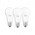 OSRAM LED BASE CLASSIC A 100 FS K Kaltweiß SMD Matt E27 Glühlampe 3er Pack