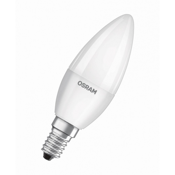 OSRAM LED BASE CLASSIC B 40 FS K Kaltweiß SMD Matt E14 Kerze 4er Pack