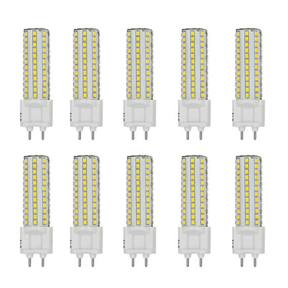 10 Stück G12 LED Kaltweiss Lampen 10W 800 Lumen LED Leuchtmittel 6000 Kelvin Kaltweiß, Ersatz 80W Halogenlampen 360 ° Abstrahlwi