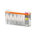 OSRAM LED BASE CLASSIC B 40 FS Warmweiß Filament Matt E14 Kerze 5er Pack