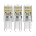 OSRAM LED BASE PIN 20 (300°) BOX K Warmweiß SMD Klar G9 Stiftsockellampe 3er Pack