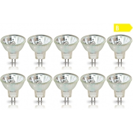 More about 10x MR11 GU4 Halogen 20W Watt Leuchtmittel 30° Birne 206lm 12V Warmweiß dimmbar