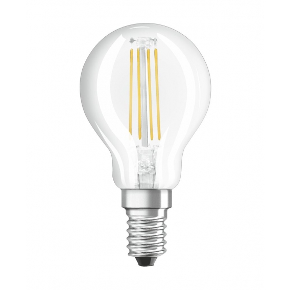 Osram LED Filament Classic P40 Tropfen 4W (40W) klar E14 warmweiß 3er-Pack