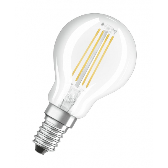 Osram LED Filament Classic P40 Tropfen 4W (40W) klar E14 warmweiß 3er-Pack