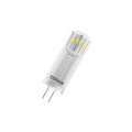 OSRAM BASE LED Lampe PIN, Pinlampe mit G4 Sockel, 1,80W, Ersatz für 20W-Glühbirne, klar, Warmweiss (2700K), 3er-Pack