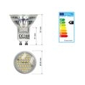 ECD Germany 10er Set LED Spot Lampe GU10 44SMD 3W - ersetzt 25W Glühbirne - aus Glas - 251 lumen - NeutralWeiß 4000K - Leuchtmit