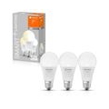 LEDVANCE SMART+ LED CLASSIC A 60 BOX K DIM Warmweiß WiFi Matt E27 Glühlampe 3er Pack