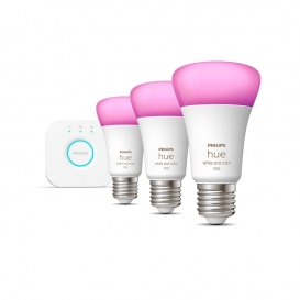 More about Philips Hue Bluetooth White & Color Ambiance LED E27 75W 800lm Dreierpack inkl. Bridge