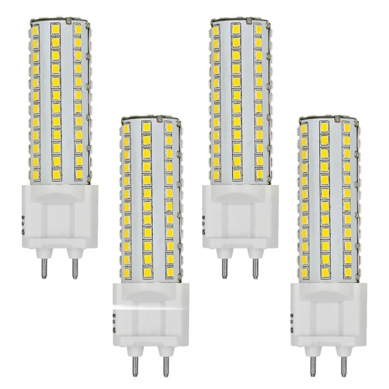 4 Stück G12 LED Kaltweiss Lampen 10W 800 Lumen LED Leuchtmittel 6000 Kelvin Kaltweiß, Ersatz 80W Halogenlampen 360 ° Abstrahlwin