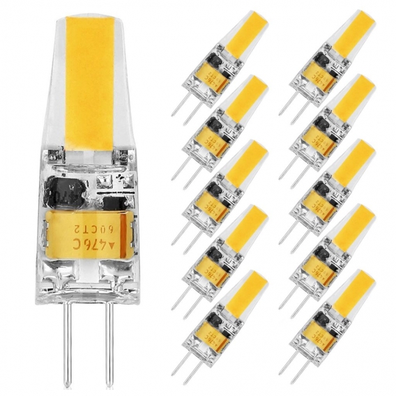 10X G4 3W LED Glühbirne AC220V Warmweiß COB Leuchtmittel Ersatz 20W Halogen Lampe Nicht Dimmbar