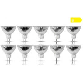 More about 10x MR16 GU5,3 Halogen 35W Leuchtmittel 38° Birne 432lm 12V Warmweiß dimmbar