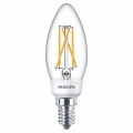 Philips LED SceneSwitch Lampe ersetzt 40W, E14, Kerze - B35, klar, 470lm, Dimmen ohne Dimmer, 1er Pack