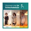 Philips LED SceneSwitch Lampe ersetzt 40W, E14, Kerze - B35, klar, 470lm, Dimmen ohne Dimmer, 1er Pack