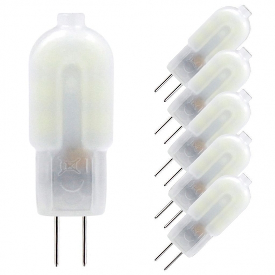 10x G4 LED Glühbirne Kaltweiß AC/DC 12V 2W Birne Leuchtmittel SMD2835 Nicht Dimmbar