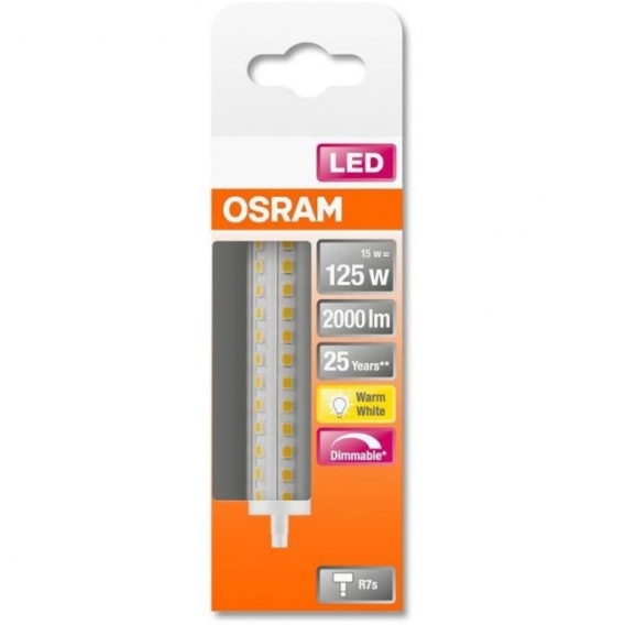 Osram Led Superstar Line118 Dim Cl 125 15W/827 R7S 2000Lm 118Mm  Box