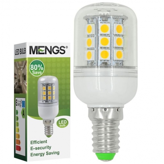 6x MENGS E14 5W＝40W LED Mais Glühbirne 350LM AC 220-240V Warmweiß Lampe