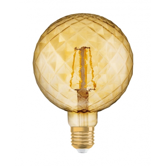 OSRAM LED VINTAGE 1906 CLASSIC GLOBE 125 40 FS Warmweiß Filament Gold E27 Kugel