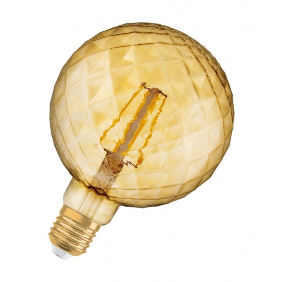 OSRAM LED VINTAGE 1906 CLASSIC GLOBE 125 40 FS Warmweiß Filament Gold E27 Kugel