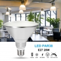 2X 20W PAR38 LED Lampen E27 Wasserdicht IP65 LED Reflektorlampe Warmweiß 3000K 1500 Lumen 160W Halogenersatz AC 85-265V für Gart