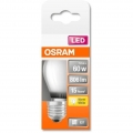 OSRAM Sphärische Milchglas-LED-Lampe - 7 W ＝ 60 W - E27 - Warmweiß