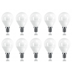 More about 10x LED E14 G45 Birnenform 9W ＝ 75 Watt Leuchtmittel 750lm 200° Warmweiß 3000K