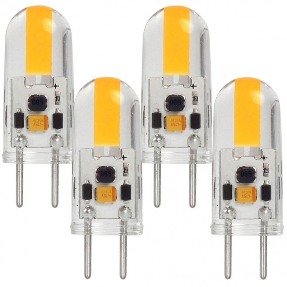 4X GY6.35 3W＝20W COB LED Birne Glühbirne AC/DC 12V 160LM Warmweiß Lampe