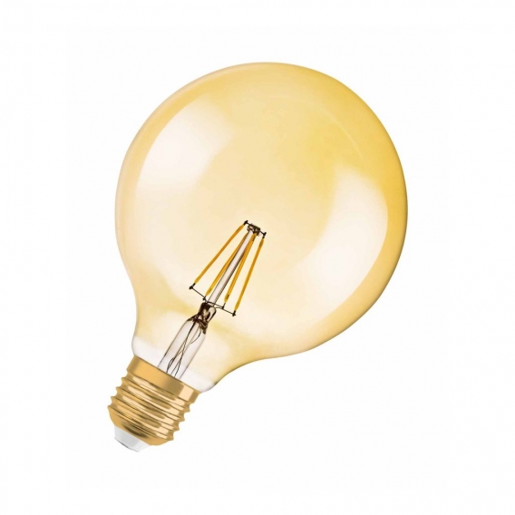 OSRAM LED VINTAGE 1906 Globe 7W E27 650 Lumen warm weiß 2400K,Globe-Form im Retro-Design