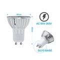 10 Stück GU10 LED Warmweiss Lampen 3W 180 Lumen LED Leuchtmittel 3000 Kelvin Warmweiß, Ersatz 20W Halogenlampen 60 ° Abstrahlwin