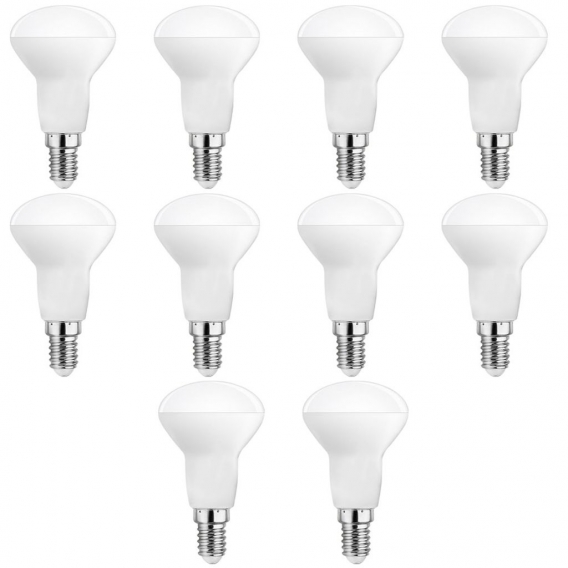 10-er Pack E14 R50 LED Reflektorlampen 5.5W LED Opal Strahler Ersetzt 40W Glühbirne 470LM Warmweiß 2700K Glühbirne AC 220-240V