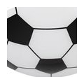 RGB LED Deckenlampe, Fußball-Design, Glas, schwarz weiß, LEMMI