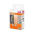 OSRAM LED STAR CLASSIC B 40 BOX Kaltweiß Filament Klar E14 Kerze Doppelpack