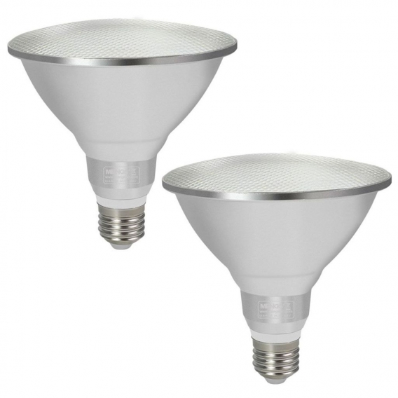 2X E27 PAR38 LED Lampen 15W Wasserdicht IP65 LED Reflektorlampe Neutralweiß 4000K 1200 Lumen 120W Halogenersatz AC 85-265V