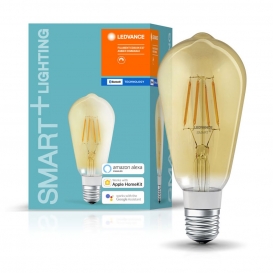 More about LEDVANCE SMART+ LEDISON 45 FS DIM Warmweiß Bluetooth Gold E27 Glühlampe