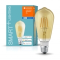 LEDVANCE SMART+ LEDISON 45 FS DIM Warmweiß Bluetooth Gold E27 Glühlampe