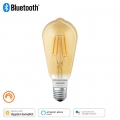 LEDVANCE SMART+ LEDISON 45 FS DIM Warmweiß Bluetooth Gold E27 Glühlampe