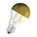 Osram LED Kopfspiegellampe gold Filament Birnenform 7 Watt E27 827 warmweiß extra