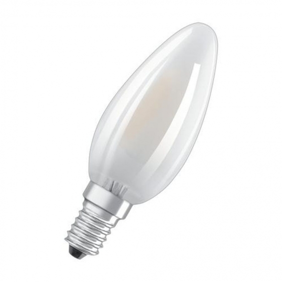 Osram LED Retro Classic B40 Kerze 4W (40W) matt E14 warmweiß 3er-Pack