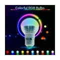 E27 3W LED RGB Licht Birne Glühbirne Farbwechsel Lampe Leuchtmittel mit Fernbedienung