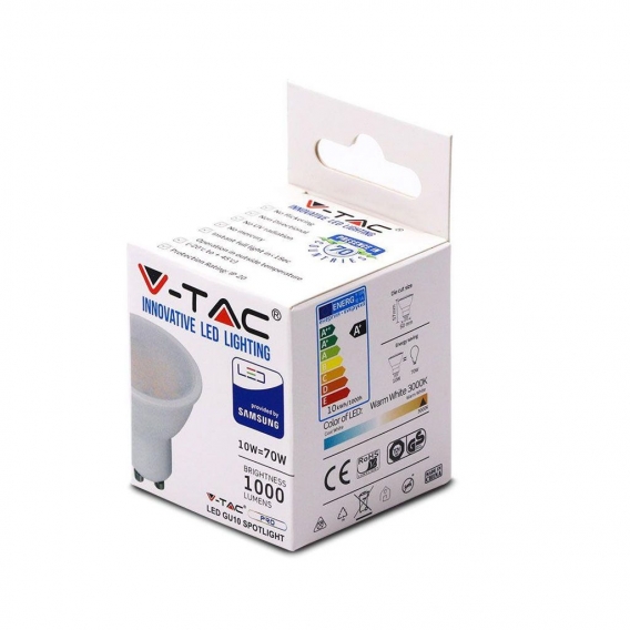 V-tac lED-Lampe VT-271 GU10 10W 1000lm 4000K neutralweiß