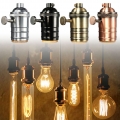 Vintage E27 Edison Lampenfassung Fassung mit Schalter für Pendelleuchte,Schwarz