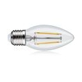 Retro Edison Filament Glühbirne LED E27 Vintage Dekorative Glühlampe Beleuchtung Birne Warmweiß 3000K 230V (4W 470lm Kerze)