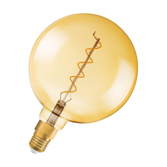 OSRAM LED VINTAGE 1906 CLASSIC GLOBE 200 28 FS Warmweiß Filament Gold E27 Kugel